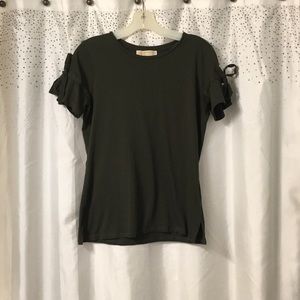 Michael Kors tie sleeve shirt